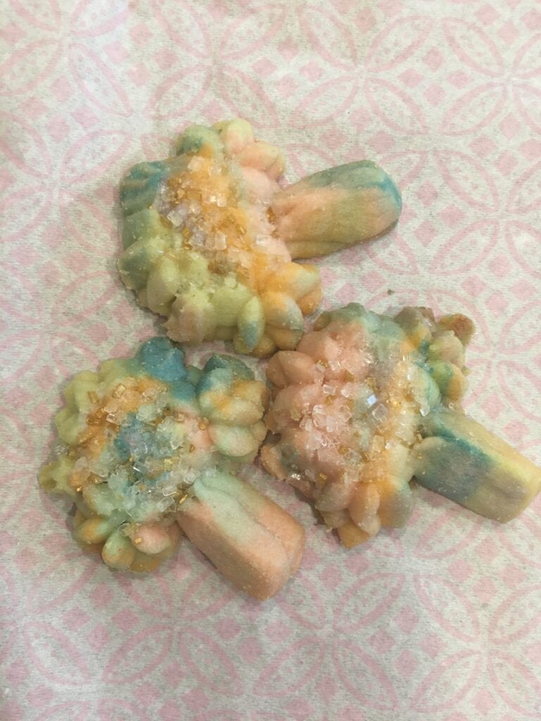 A close up of some food on the table