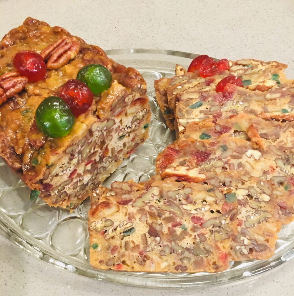 A plate with some food on it